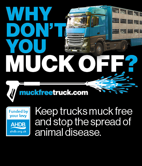 Promo graphic in blue, black and white with the slogan: Why don't you muck off?